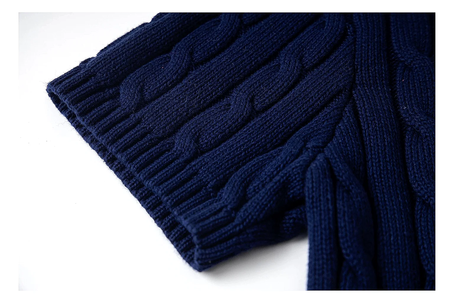 kakosheetbase.com Polo Ralph Lauren Deep Navy Cable Knit Polo 0889 Deep Navy short-sleeve-knit product image thumbnail 4