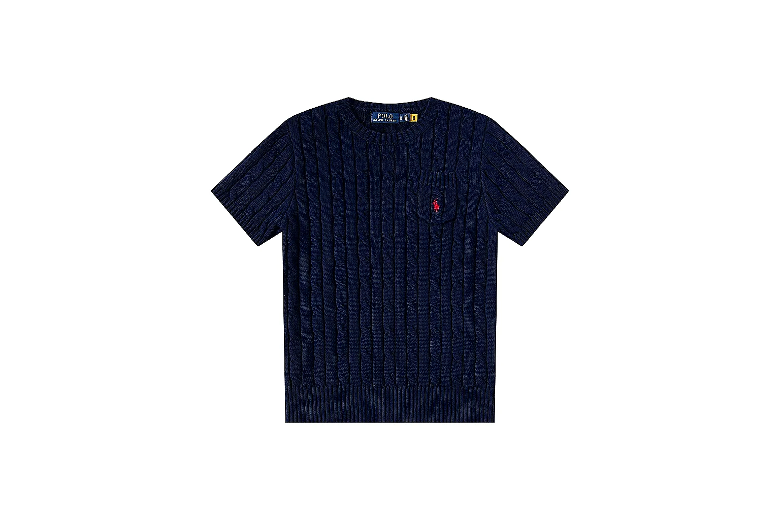 kakosheetbase.com Polo Ralph Lauren Deep Navy Cable Knit Polo 0889 Deep Navy short-sleeve-knit product image thumbnail 6