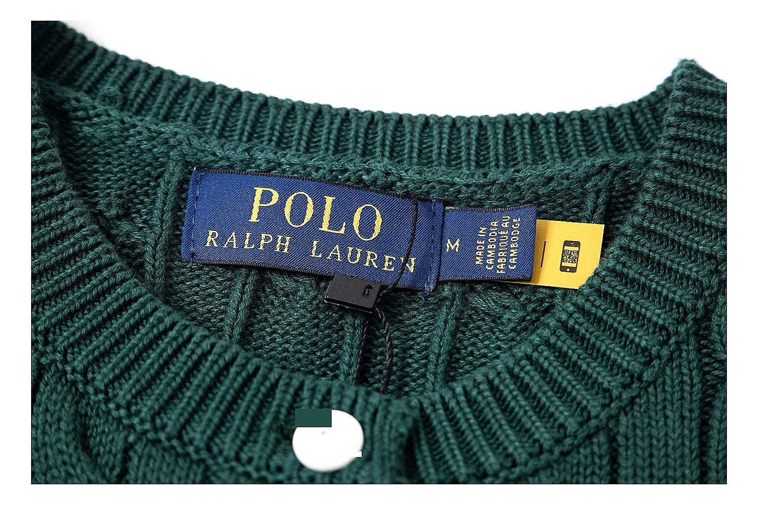 kakosheetbase.com Polo Ralph Lauren Forest Green Cable Knit Cardigan 0970 Forest Green short-sleeve-knit product image