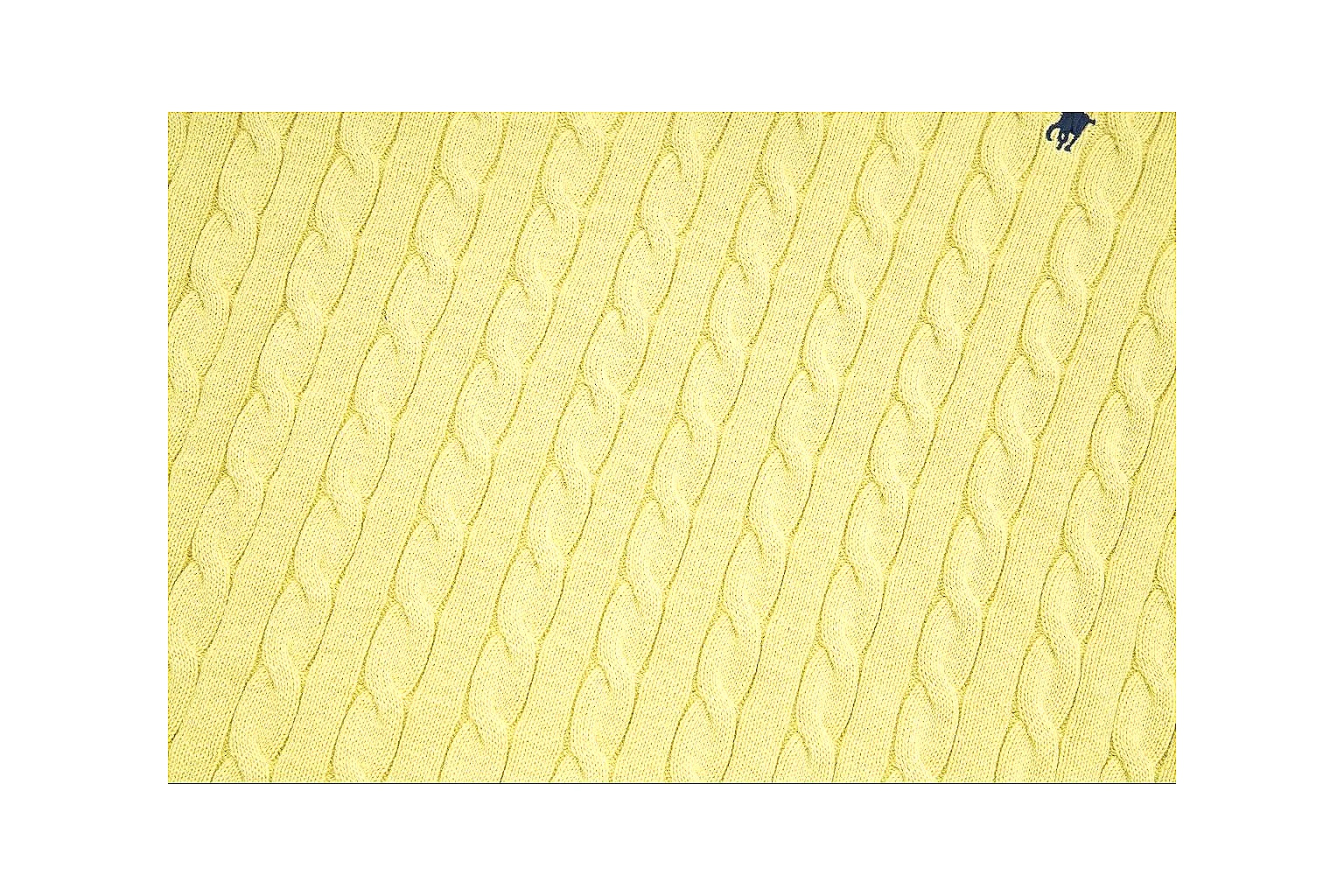 kakosheetbase.com Polo Ralph Lauren Lemon Yellow Cable Knit Polo 0979 Lemon Yellow short-sleeve-knit product image thumbnail 5