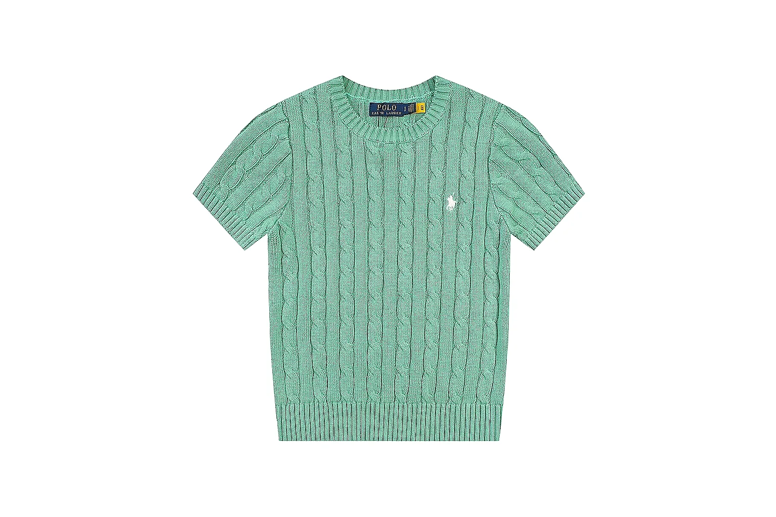 kakosheetbase.com Polo Ralph Lauren Mint Cable Knit Polo 0644 Mint short-sleeve-knit product image