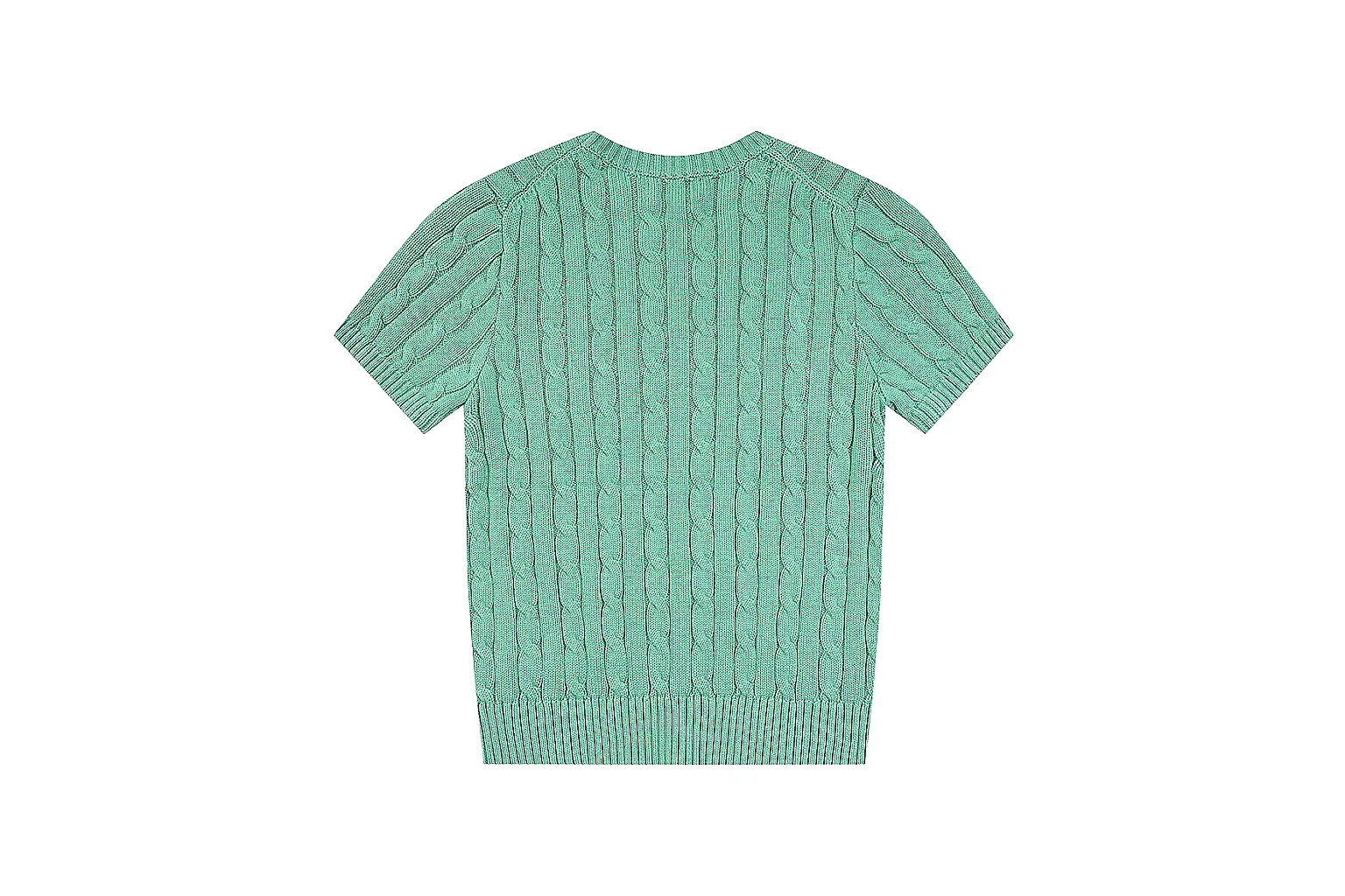 kakosheetbase.com Polo Ralph Lauren Mint Cable Knit Polo 0644 Mint short-sleeve-knit product image thumbnail 2