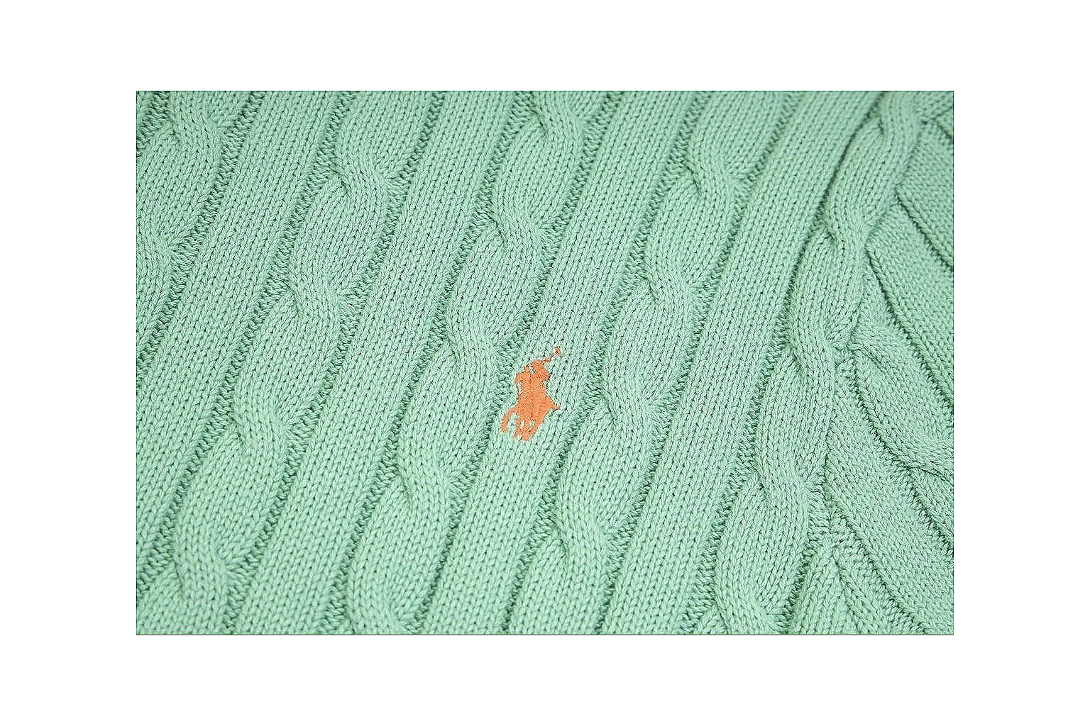 kakosheetbase.com Polo Ralph Lauren Mint Cable Knit Polo 0644 Mint short-sleeve-knit product image thumbnail 4