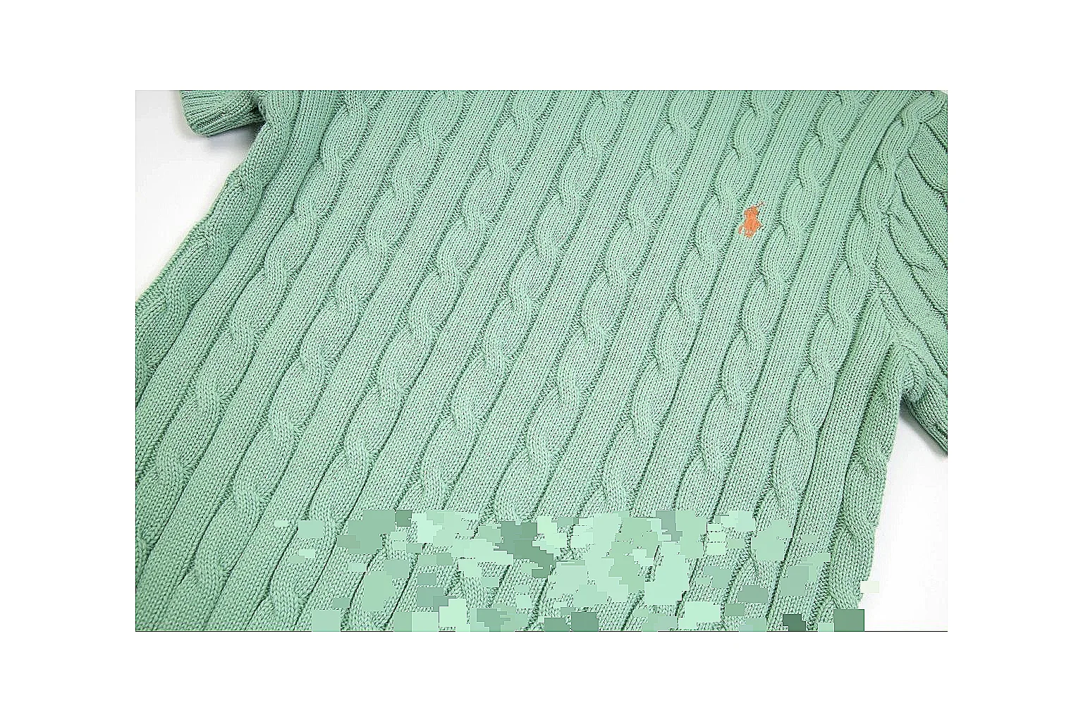 kakosheetbase.com Polo Ralph Lauren Mint Cable Knit Polo 0644 Mint short-sleeve-knit product image thumbnail 6