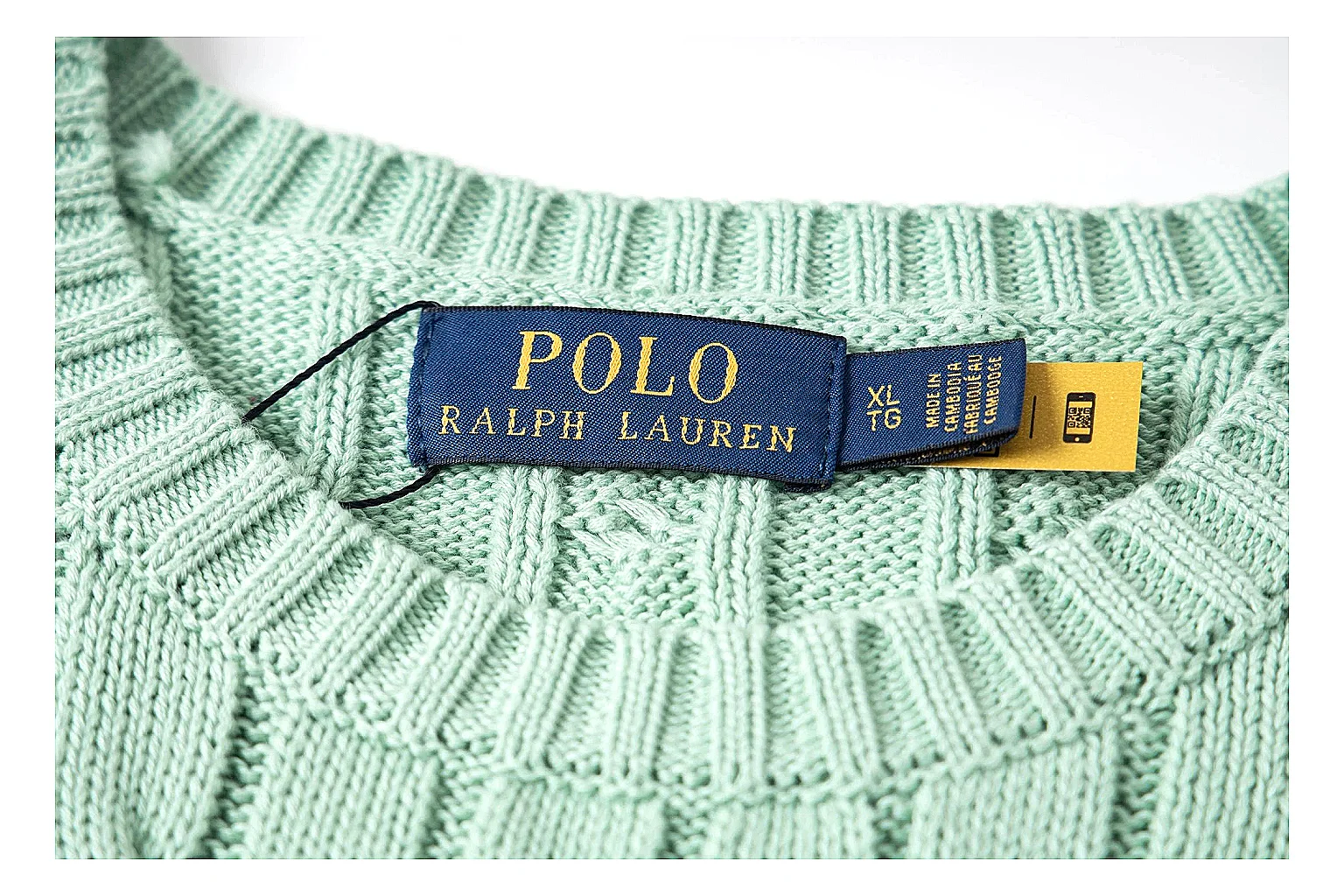 kakosheetbase.com Polo Ralph Lauren Mint Cable Knit Polo 0792 Mint short-sleeve-knit product image thumbnail 4