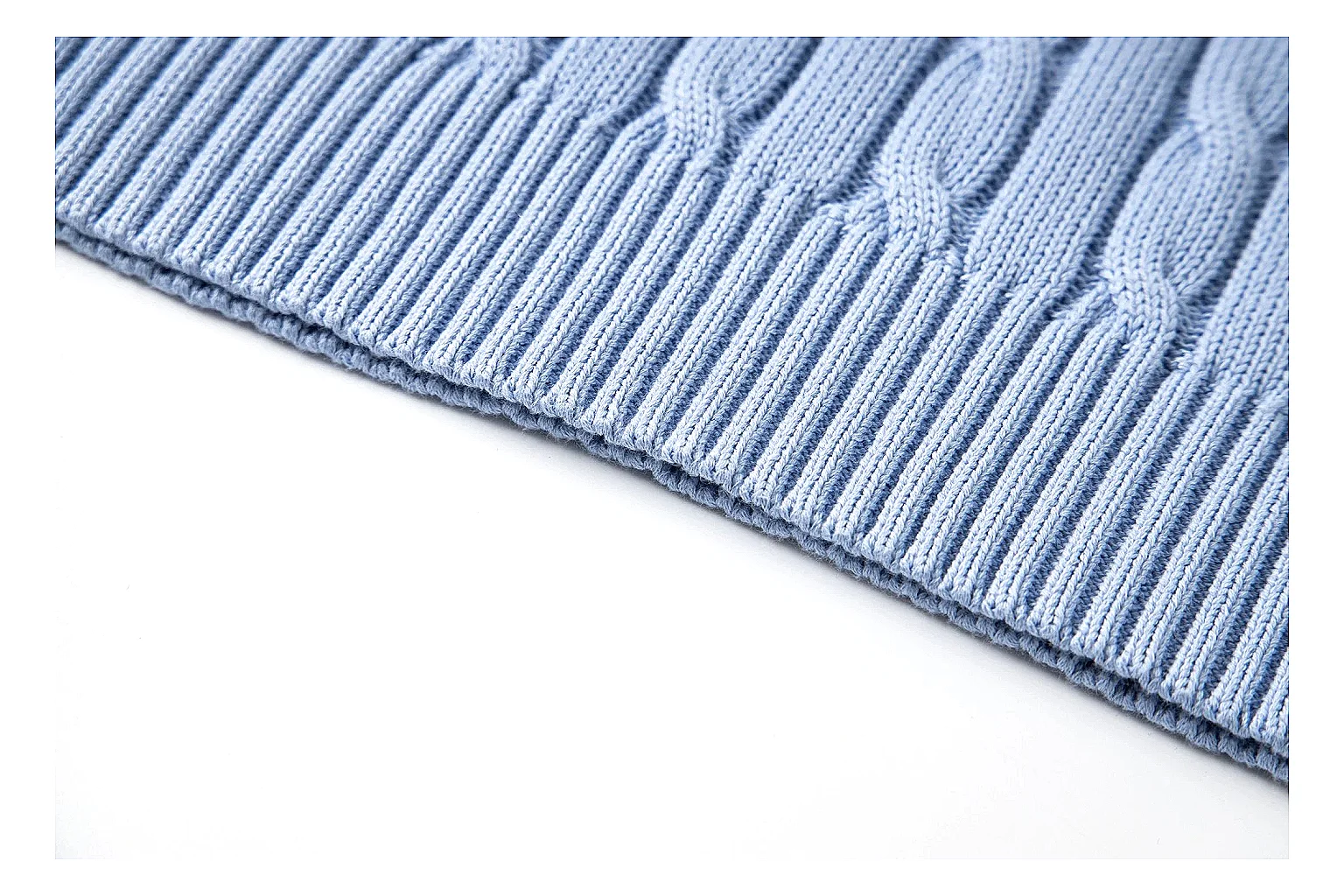 kakosheetbase.com Polo Ralph Lauren Pale Blue Cable Knit Polo 0856 Pale Blue short-sleeve-knit product image thumbnail 5
