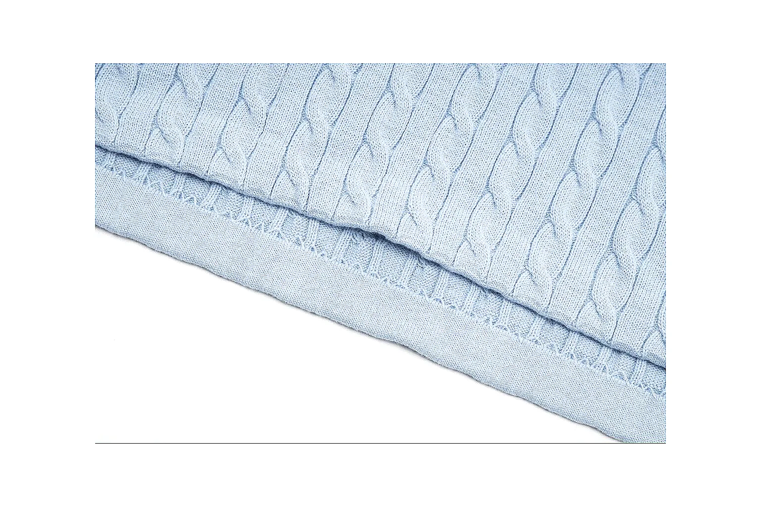 kakosheetbase.com Polo Ralph Lauren Pale Blue Cable Knit Polo 0992 Pale Blue short-sleeve-knit product image thumbnail 4