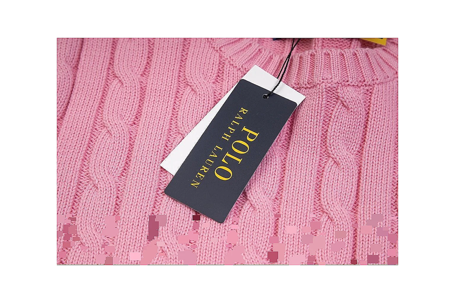 kakosheetbase.com Polo Ralph Lauren Pink Cable Knit Polo 0627 Pink short-sleeve-knit product image thumbnail 6