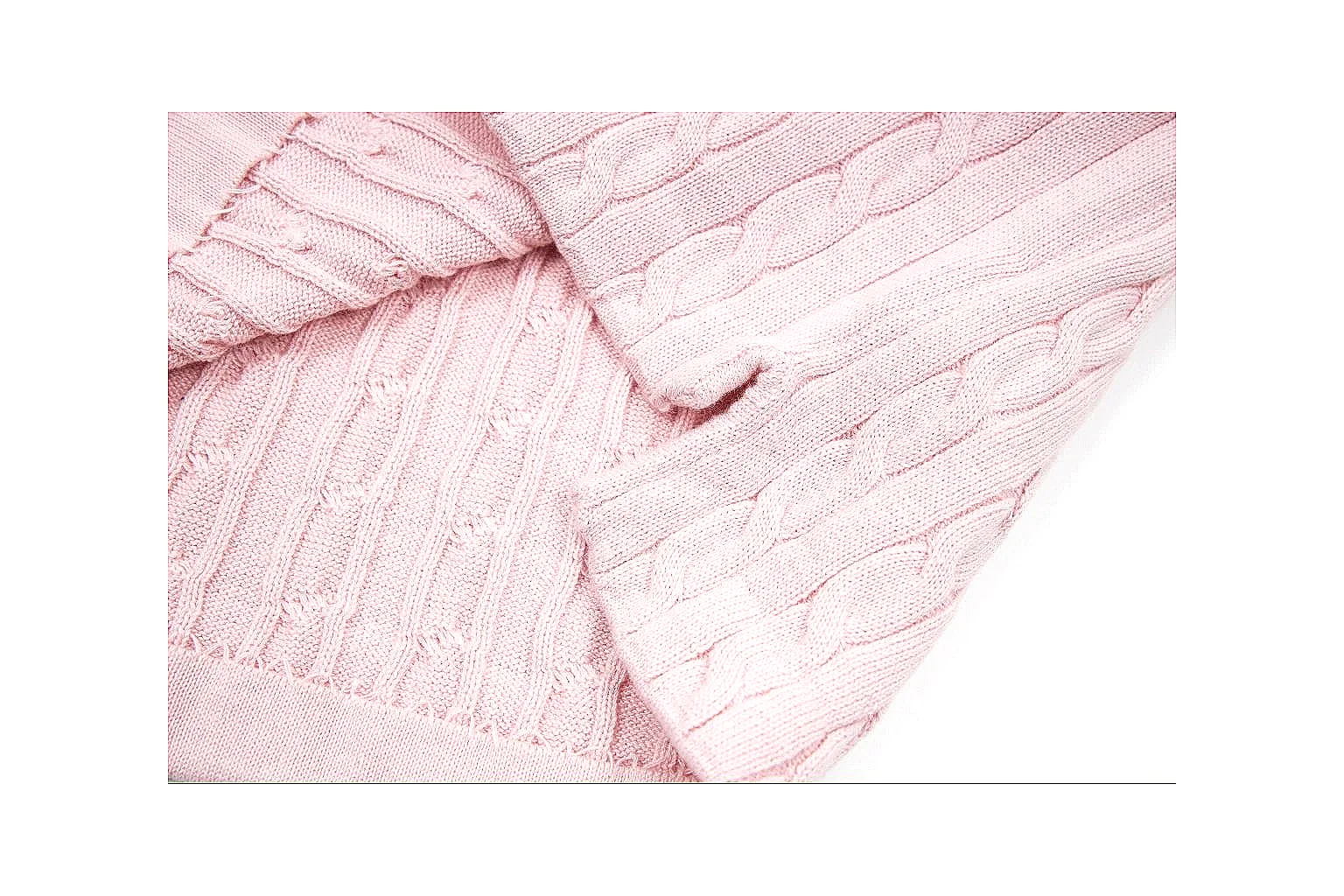 kakosheetbase.com Polo Ralph Lauren Pink Cable Knit Polo 0983 Pink short-sleeve-knit product image thumbnail 3