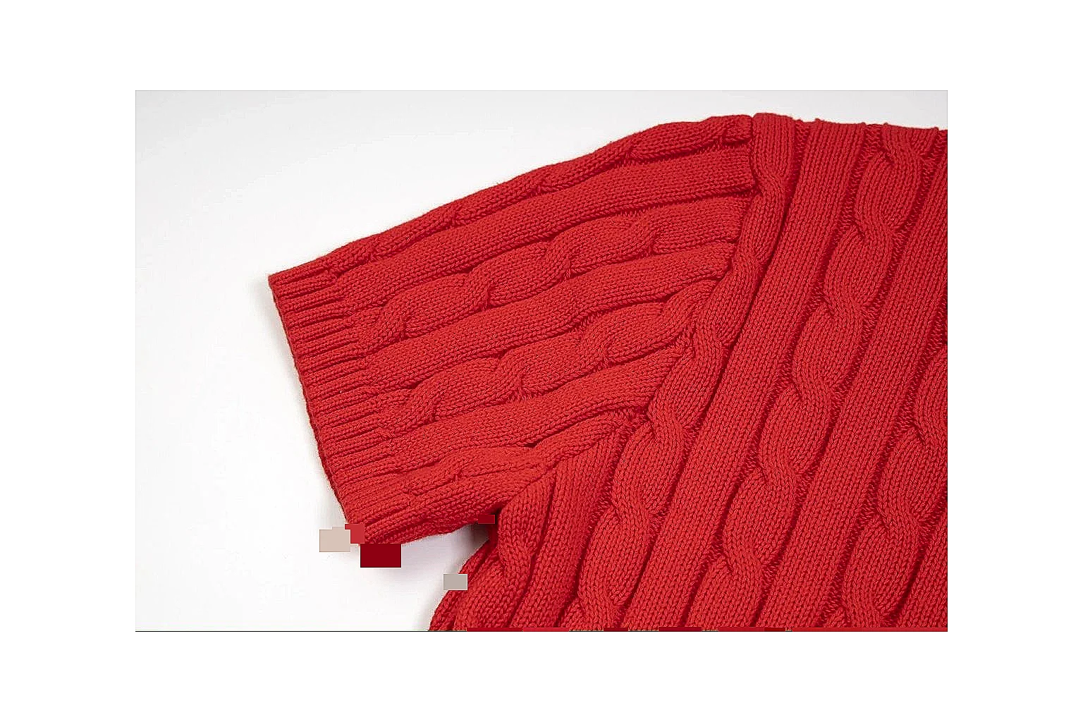 kakosheetbase.com Polo Ralph Lauren Red Cable Knit Polo 0632 Red short-sleeve-knit product image thumbnail 6