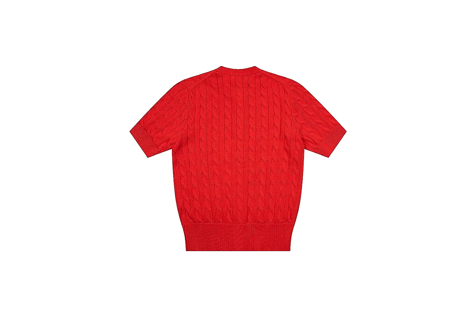 kakosheetbase.com Polo Ralph Lauren Red Button Cable Knit Polo 0923 Red Button short-sleeve-knit product image thumbnail 2