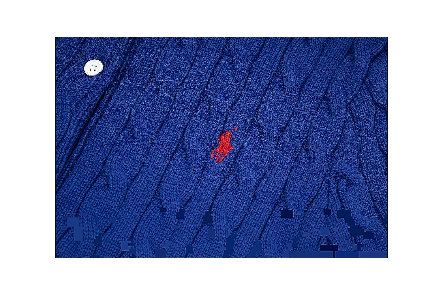kakosheetbase.com Polo Ralph Lauren Royal Blue Cable Knit Cardigan 0939 Royal Blue short-sleeve-knit product image