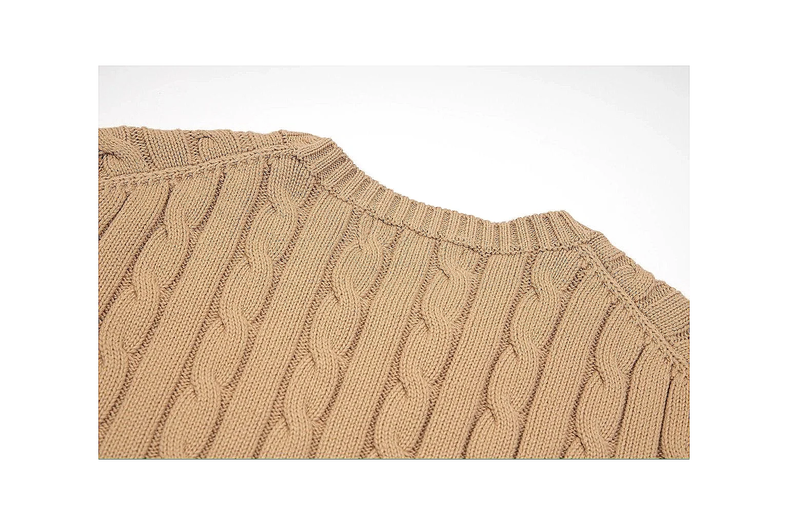 kakosheetbase.com Polo Ralph Lauren Tan Cable Knit Polo 0667 Tan short-sleeve-knit product image thumbnail 3