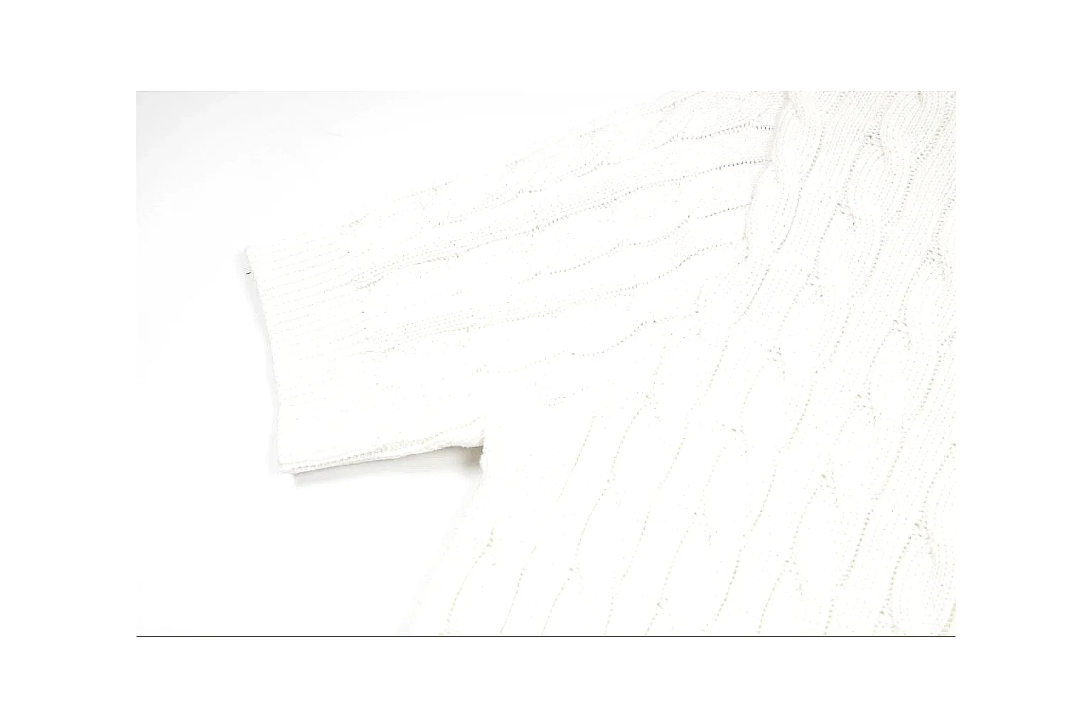 kakosheetbase.com Polo Ralph Lauren White Cable Knit Polo 0955 White short-sleeve-knit product image thumbnail 3