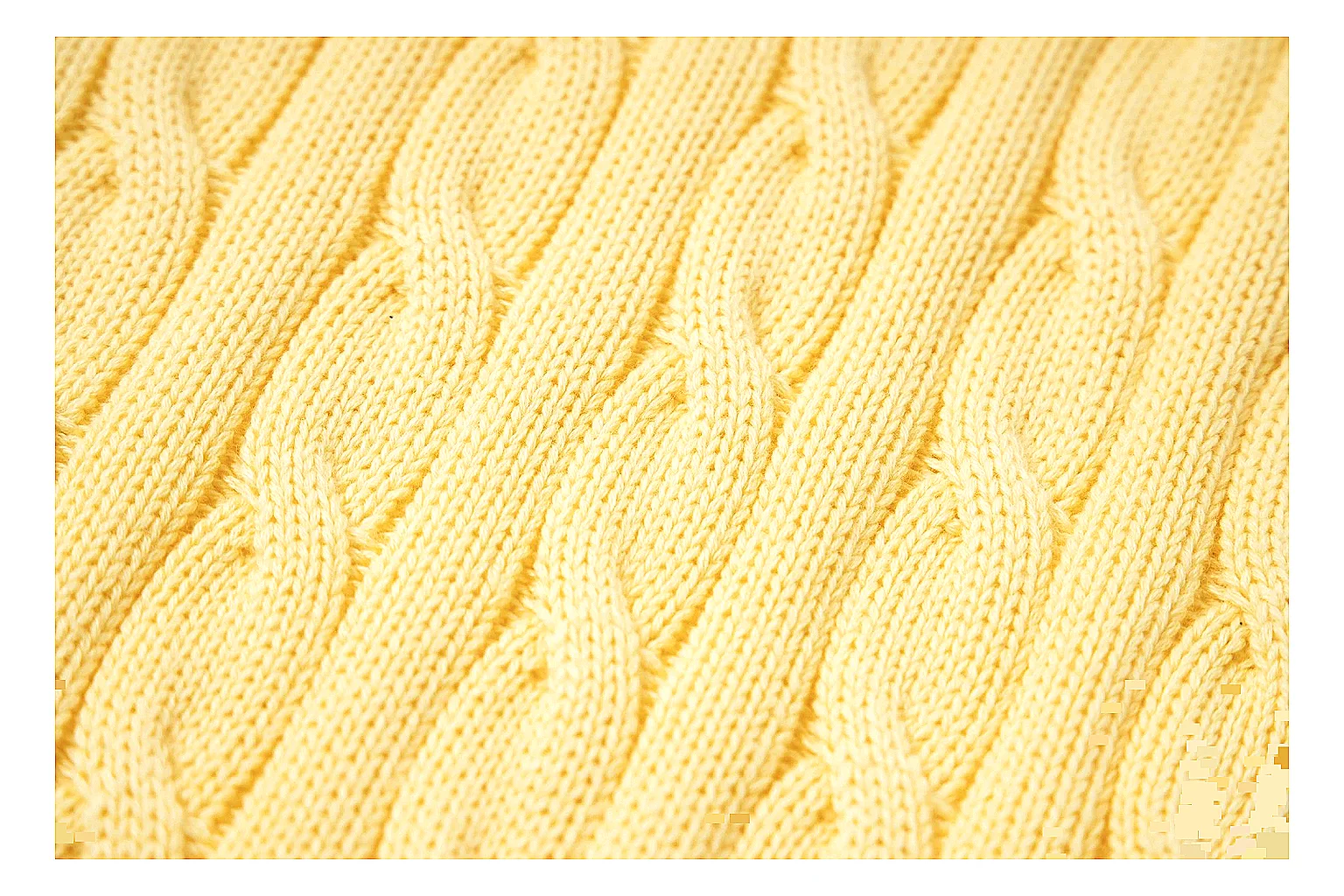 kakosheetbase.com Polo Ralph Lauren Yellow Cable Knit Polo 0964 Yellow short-sleeve-knit product image