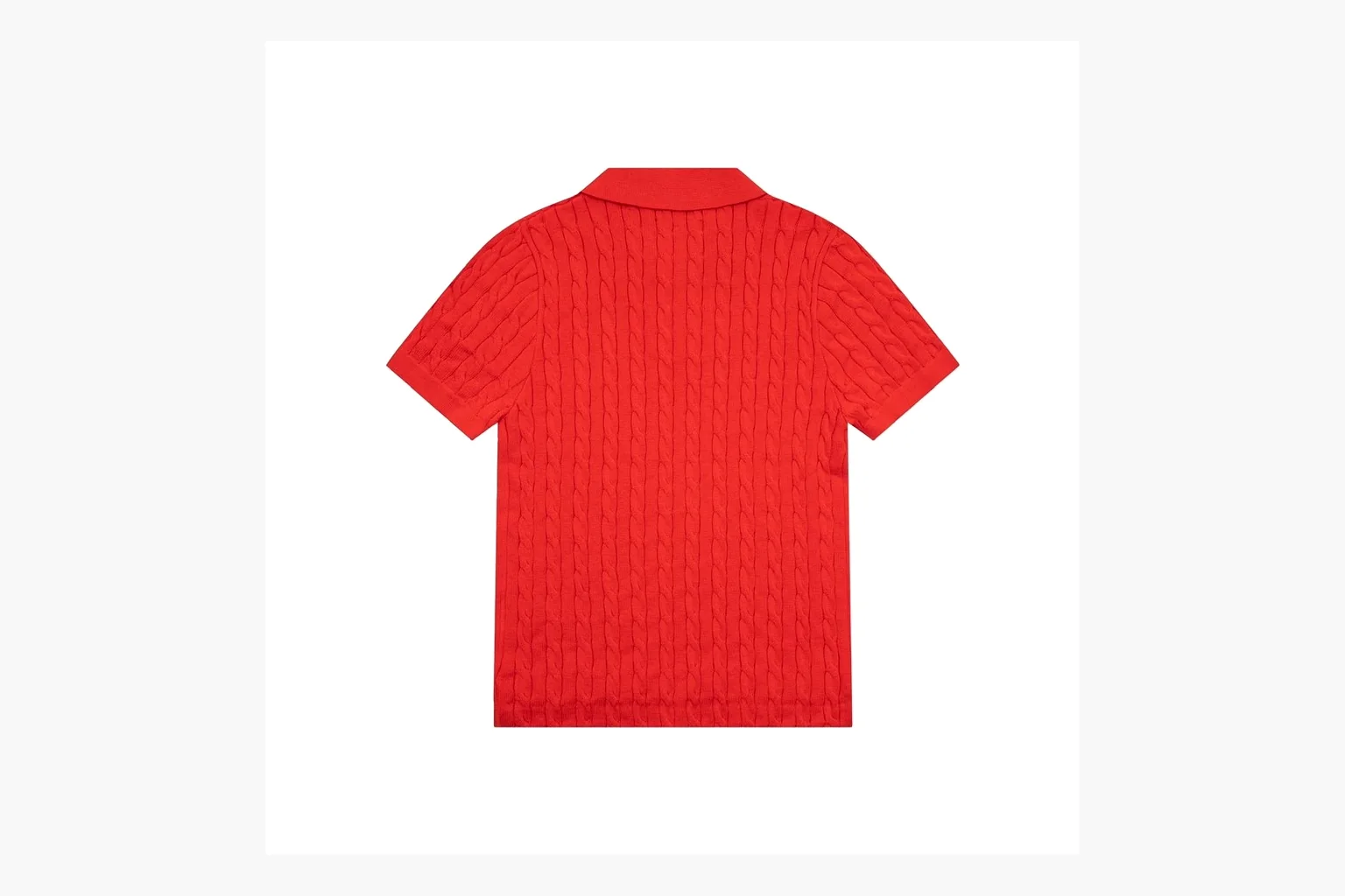 Red Polo cable knit polo spreadsheet record image thumbnail 6