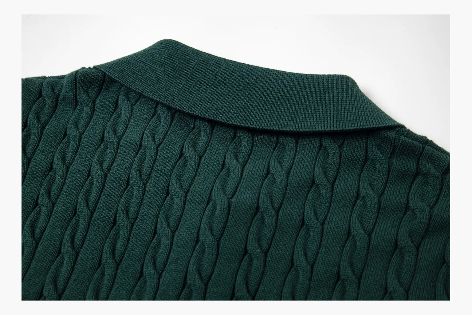 Green Polo cable knit polo spreadsheet record image thumbnail 2