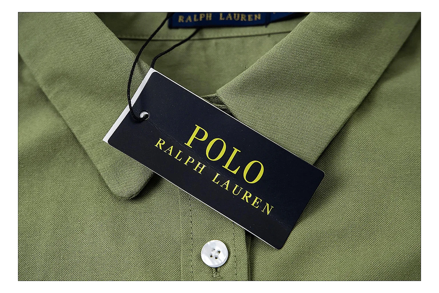 kakosheetbase.com Polo Ralph Lauren Olive Belted Shirt Dress 0543 Olive sleeveless-dress product image thumbnail 5