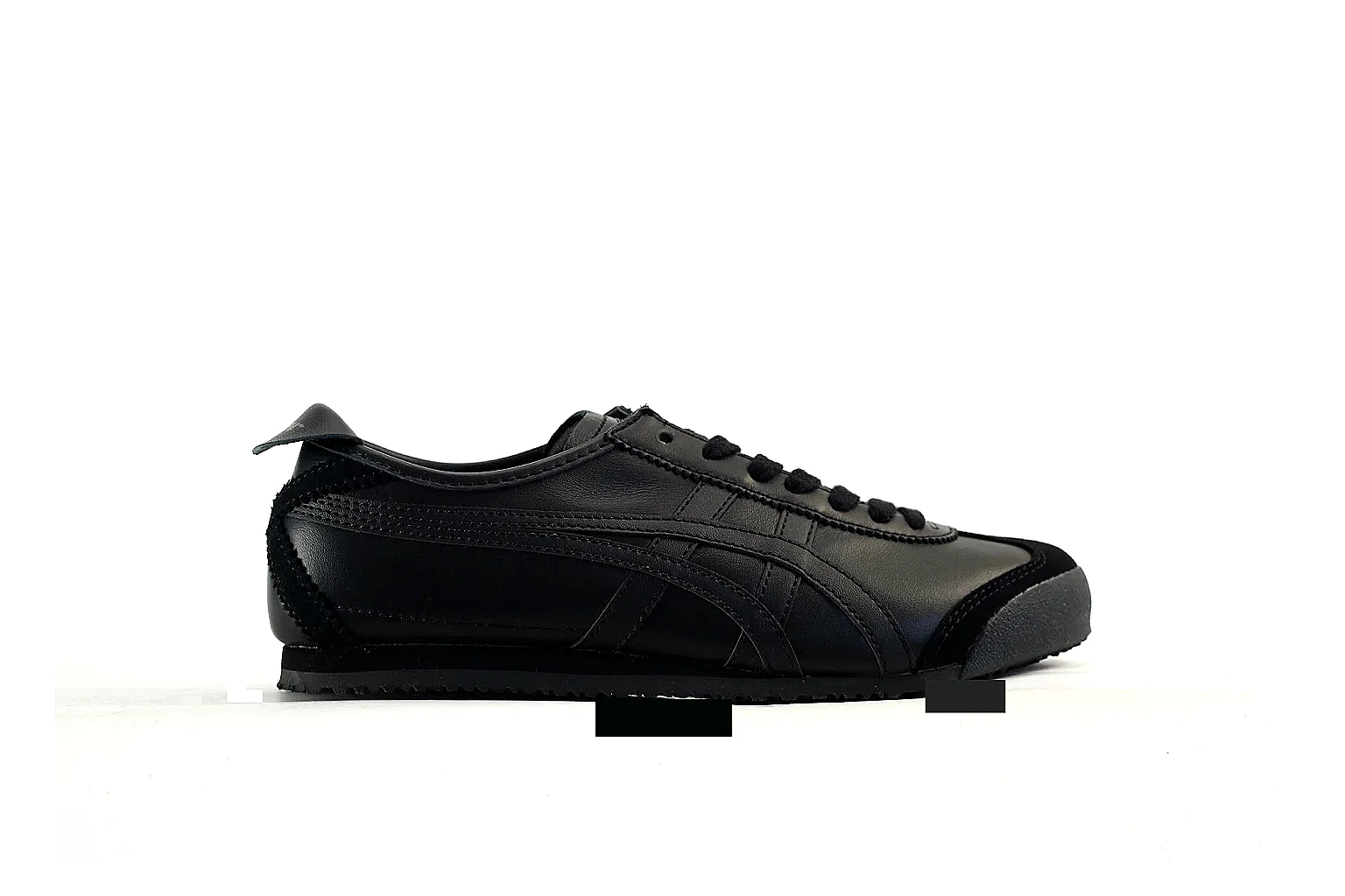 kakosheetbase.com Prada Black Leather Low Trainer 2936 Black low-top product image