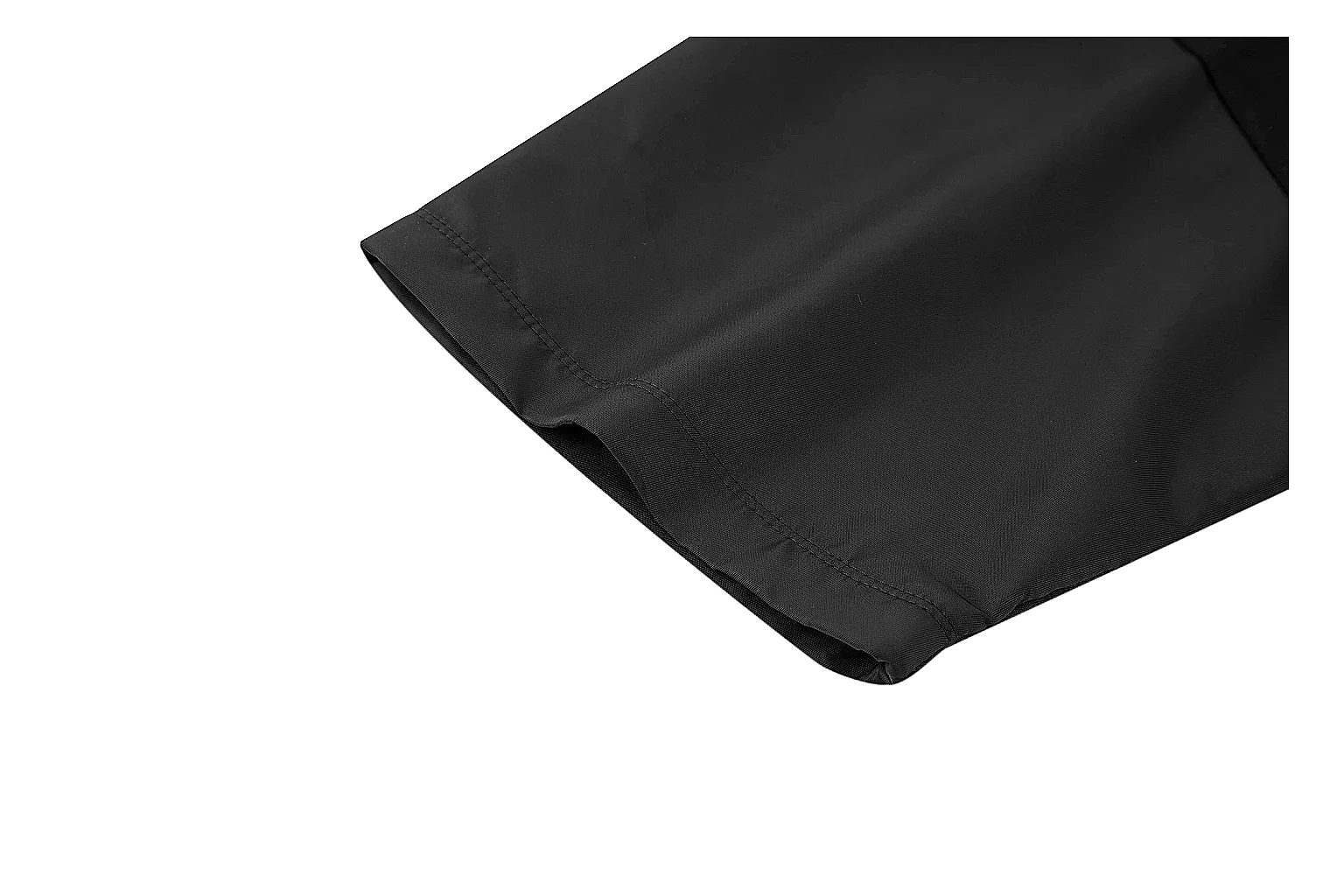 kakosheetbase.com Prada Black Nylon Panel Tee 0191 Black short-sleeve-tee product image thumbnail 5