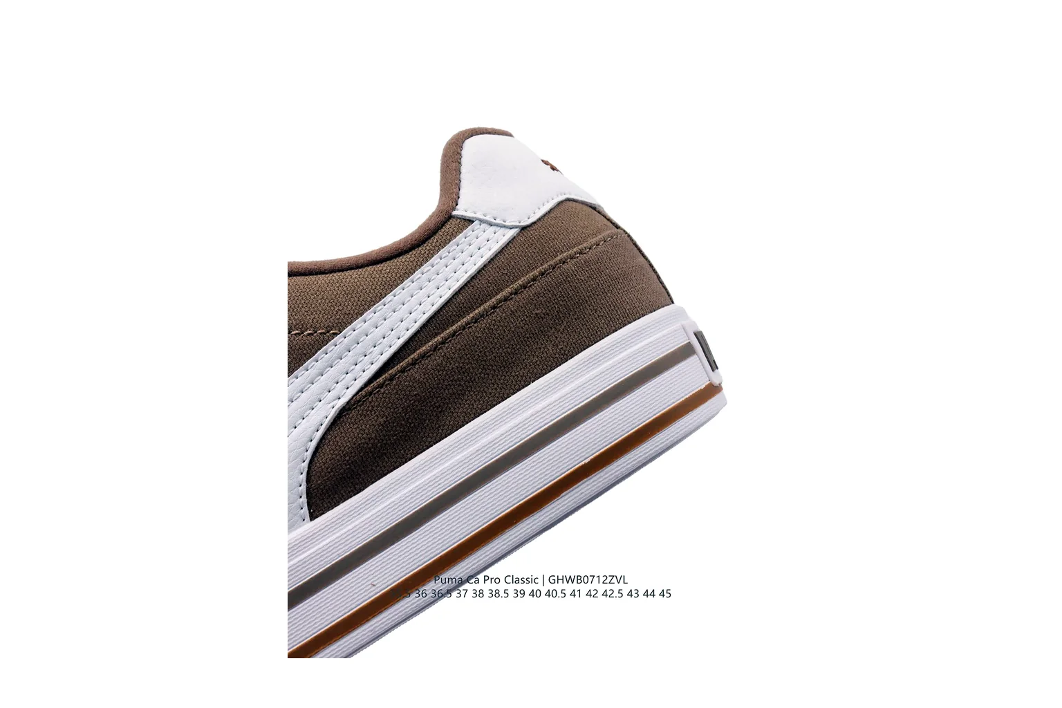 Puma Palermo Brown White terrace sneaker six photo view thumbnail 5