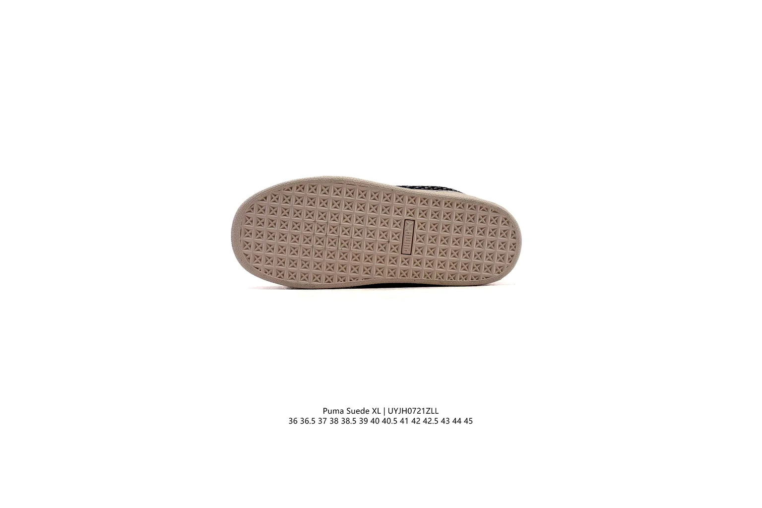 Puma Suede Beige Black suede low top six photo view