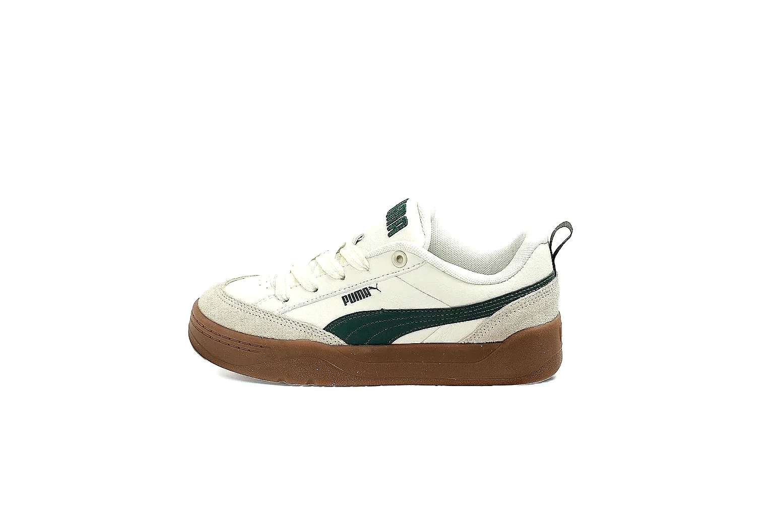 Kako Sheetbase record image for Puma White Green Gum Low Sneaker