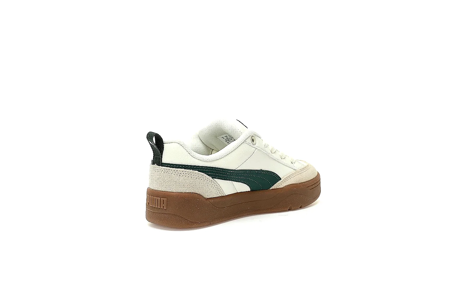Kako Sheetbase record image for Puma White Green Gum Low Sneaker thumbnail 2