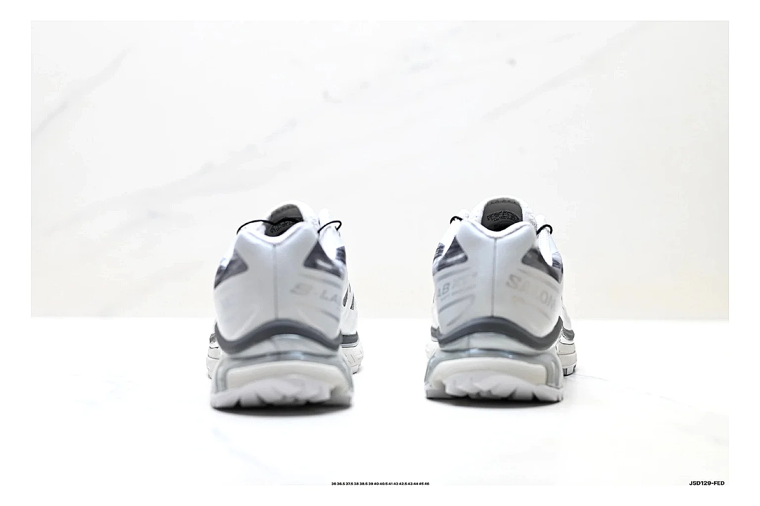 Salomon Xt Runner Silver Gray spreadsheet record photo showing silver gray mesh trail upper, technical runner overlays, speed-lace style structure, and rugged sole thumbnail 3