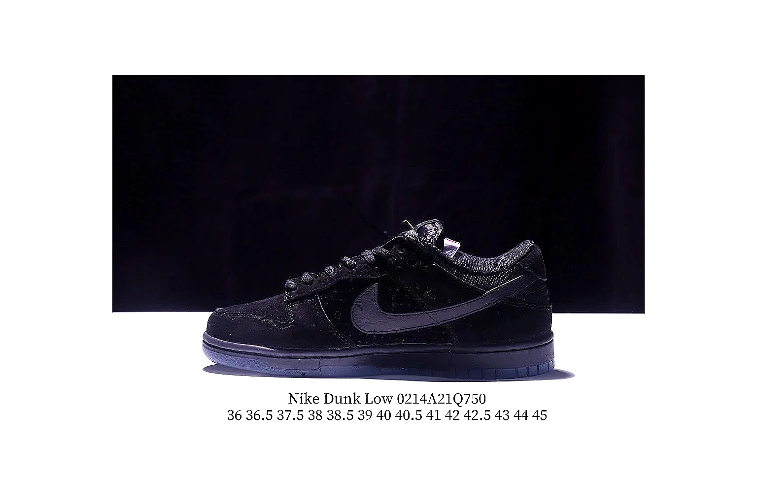 kakosheetbase.com Black Blue Six Angle Footwear Low Top spreadsheet record six-photo gallery thumbnail 6