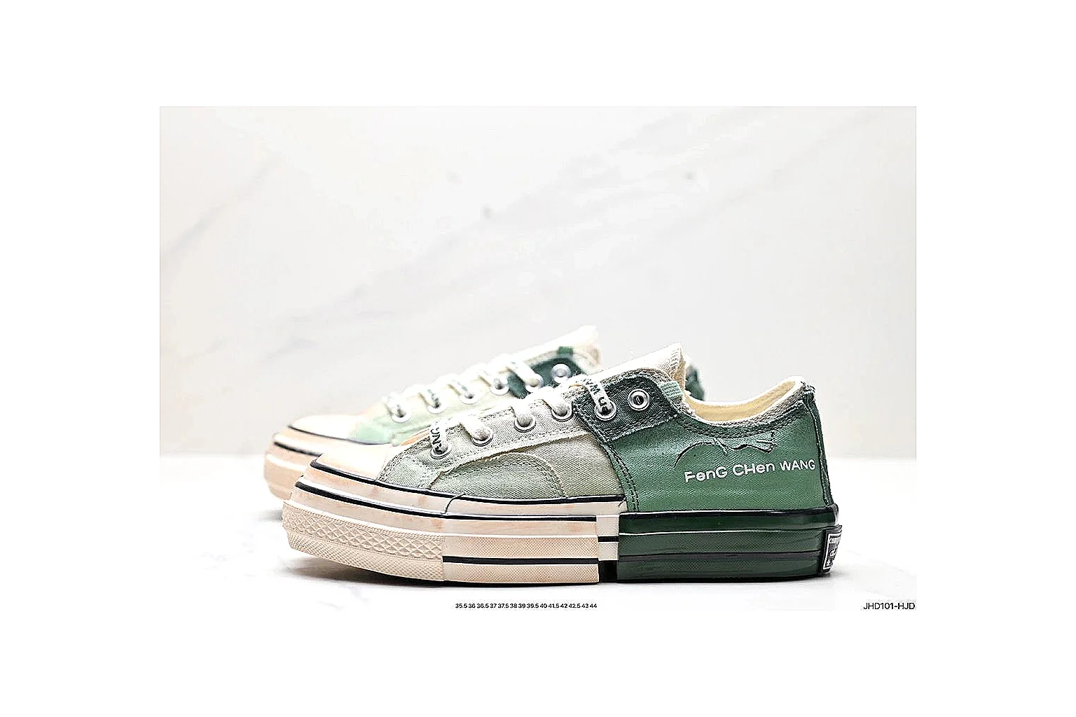 kakosheetbase.com Green Black Six Angle Footwear Low Top spreadsheet record six-photo gallery thumbnail 4