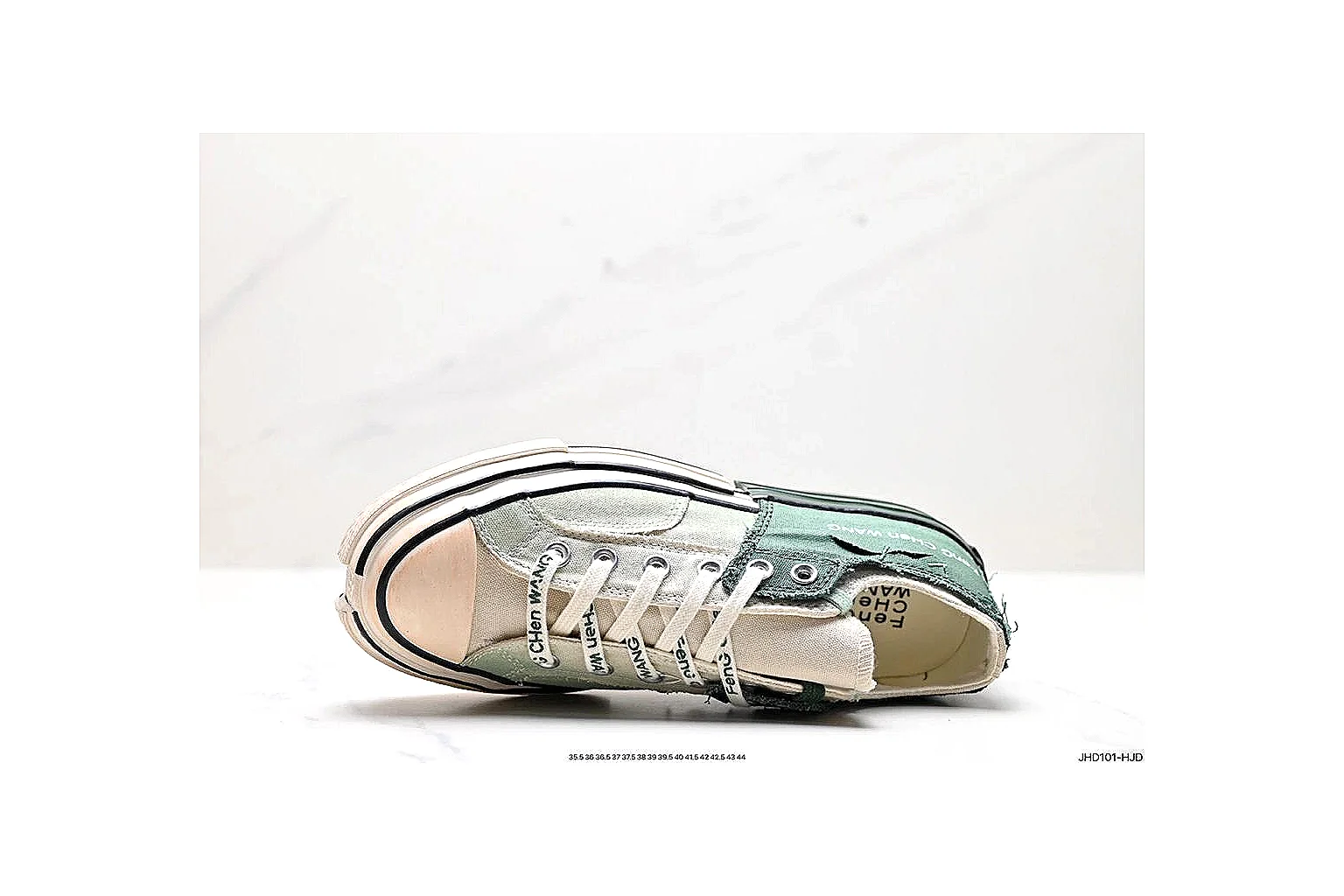 kakosheetbase.com Green Black Six Angle Footwear Low Top spreadsheet record six-photo gallery thumbnail 6