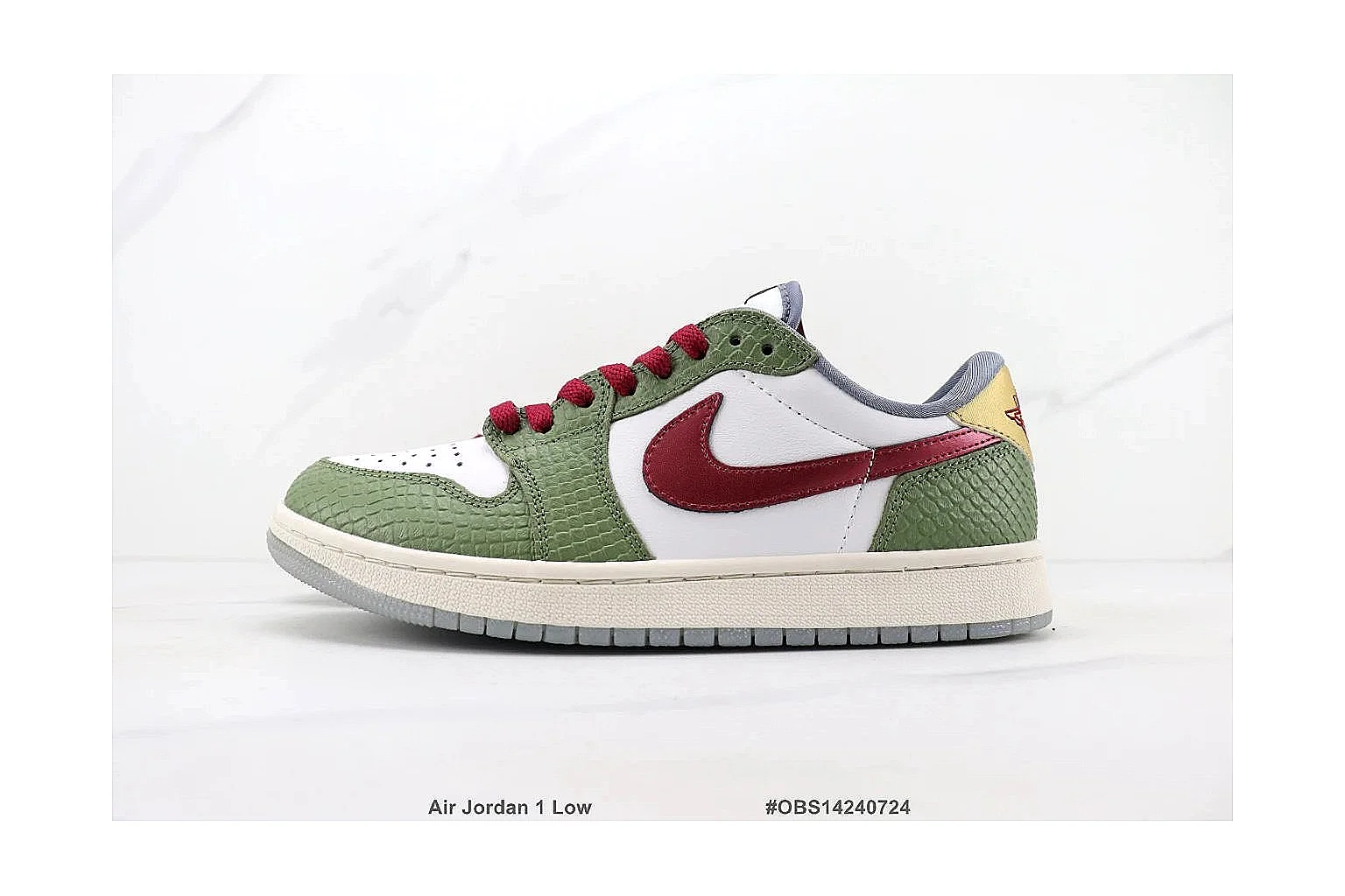 kakosheetbase.com Green Red Six Angle Footwear Low Top spreadsheet record six-photo gallery thumbnail 3