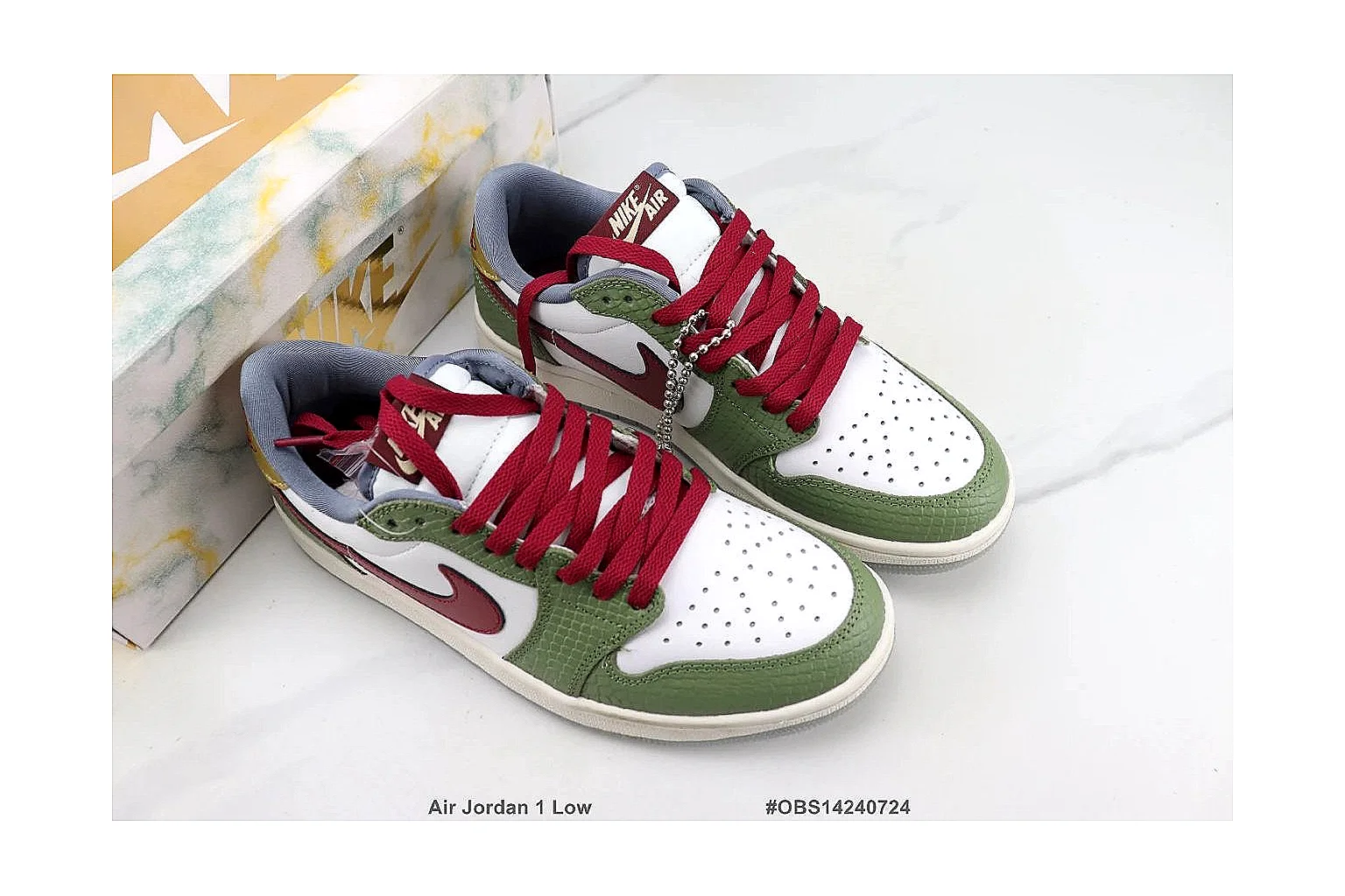 kakosheetbase.com Green Red Six Angle Footwear Low Top spreadsheet record six-photo gallery thumbnail 5
