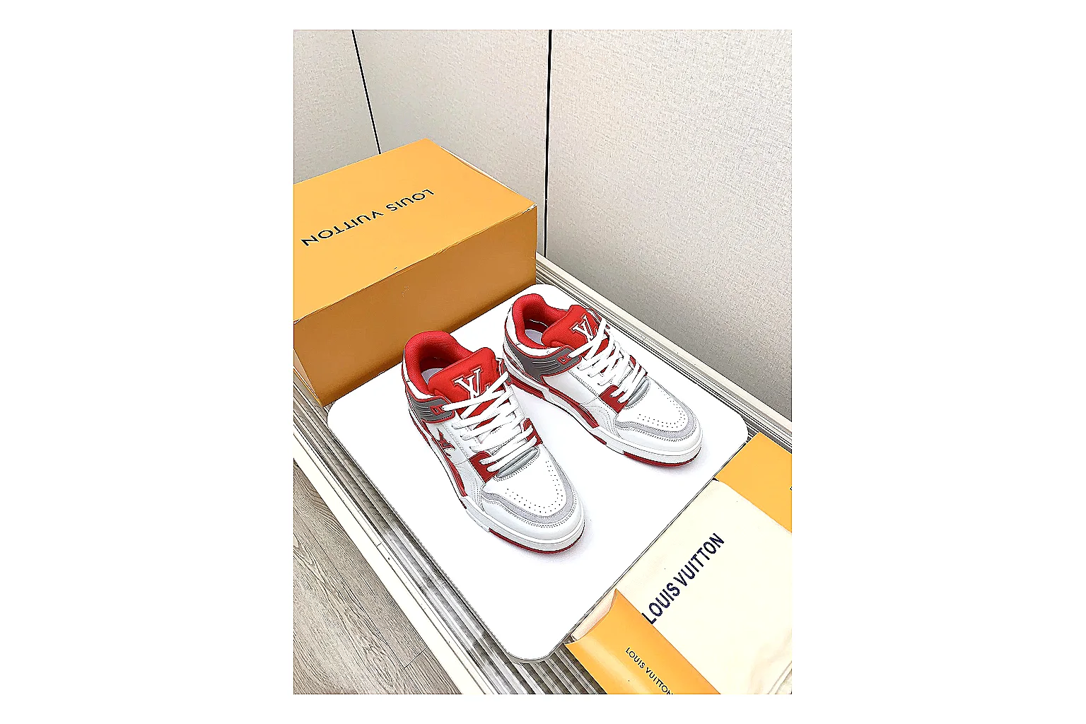 kakosheetbase.com Orange Red Six Angle Footwear Low Top spreadsheet record six-photo gallery thumbnail 3