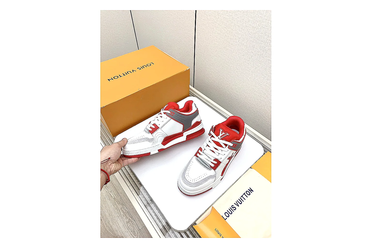 kakosheetbase.com Orange Red Six Angle Footwear Low Top spreadsheet record six-photo gallery
