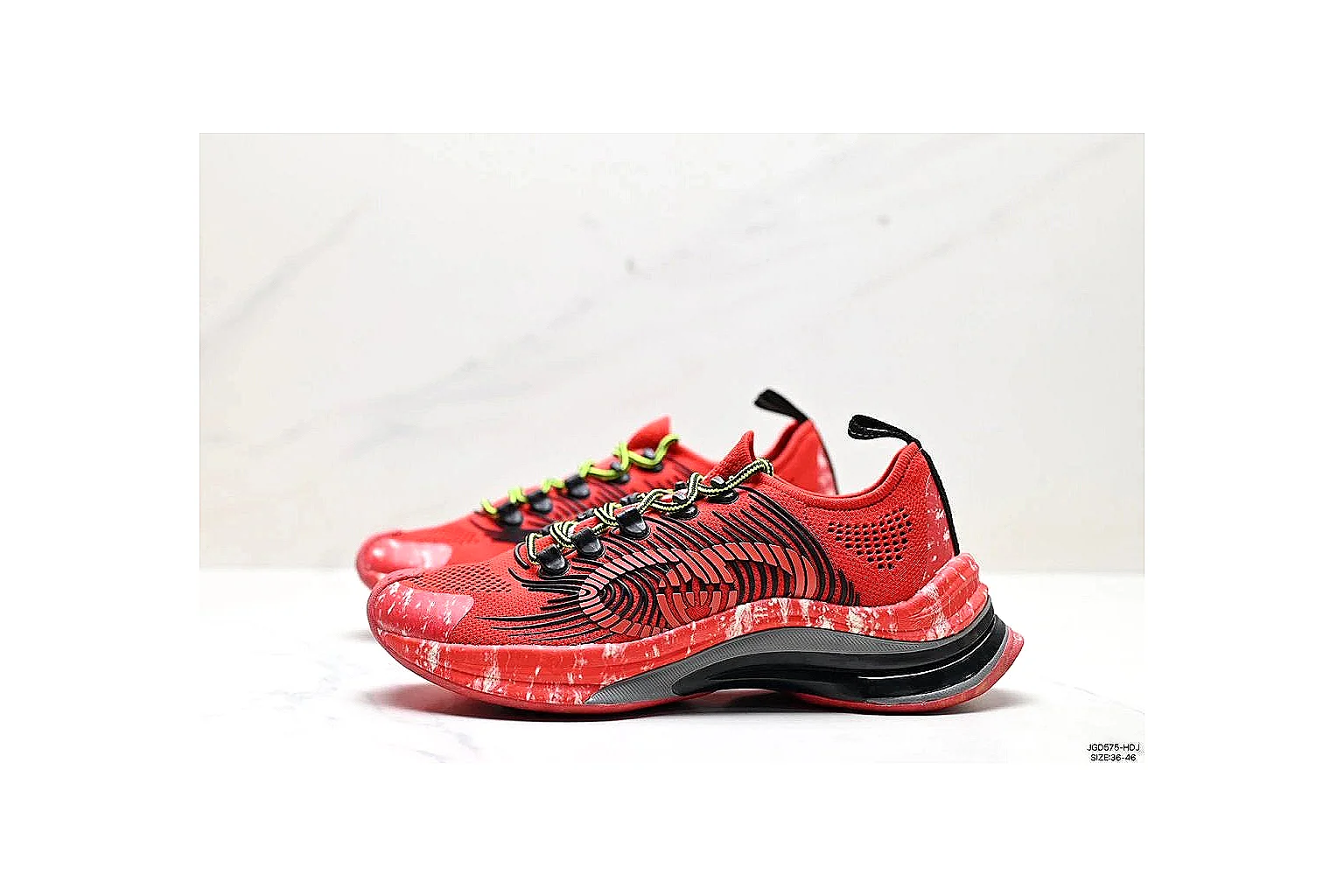 kakosheetbase.com Red Black Six Angle Footwear Low Top spreadsheet record six-photo gallery thumbnail 4
