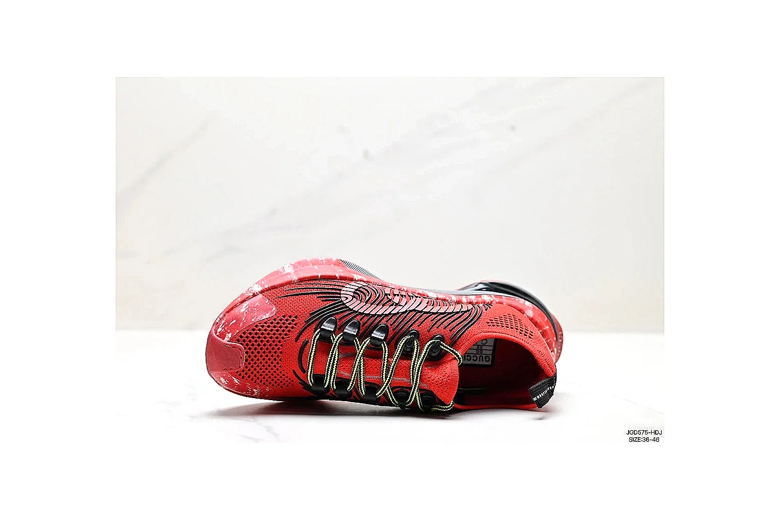 kakosheetbase.com Red Black Six Angle Footwear Low Top spreadsheet record six-photo gallery thumbnail 6
