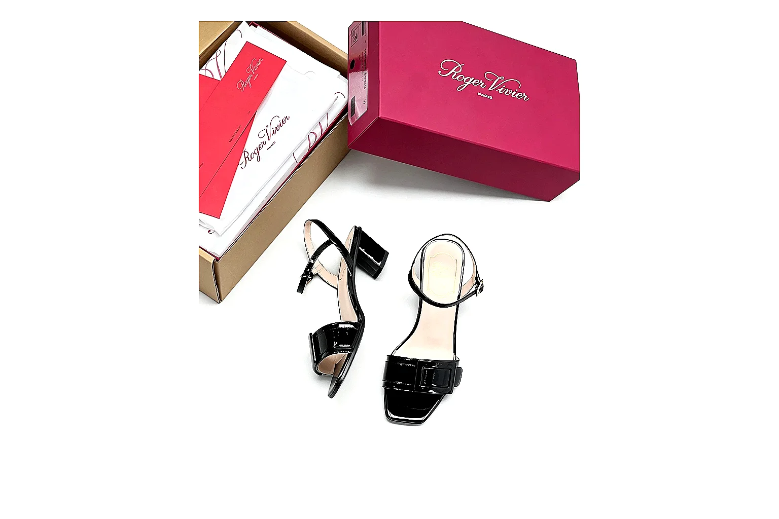 kakosheetbase.com Black White Strappy Heel Sandal Heel spreadsheet record six-photo gallery thumbnail 3