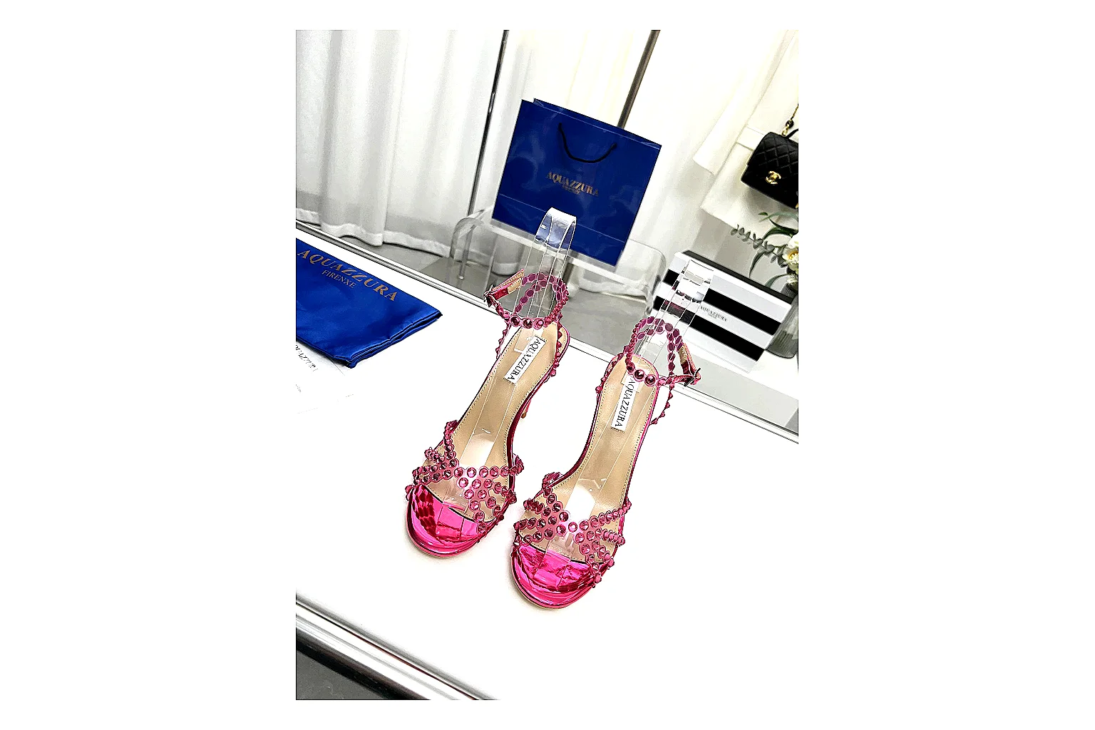 kakosheetbase.com Pink Strappy Heel Sandal Heel spreadsheet record six-photo gallery thumbnail 6