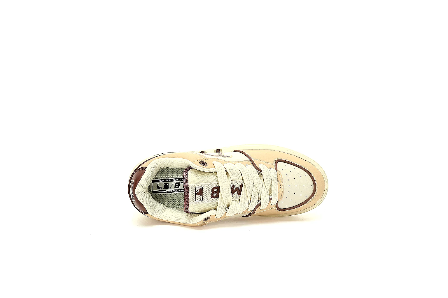Kako Sheetbase record image for Other Beige Logo Low Sneaker thumbnail 3