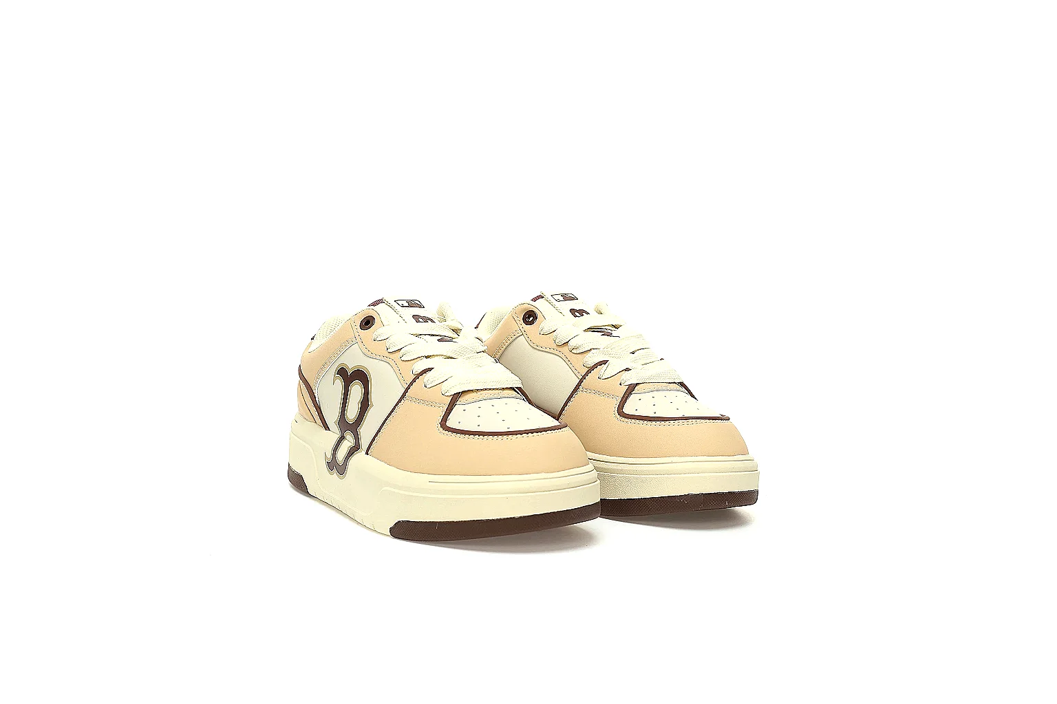 Kako Sheetbase record image for Other Beige Logo Low Sneaker thumbnail 5