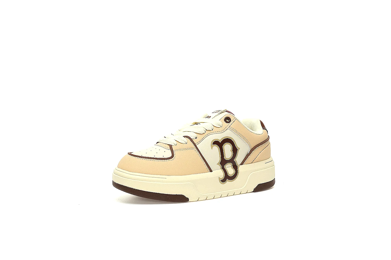 Kako Sheetbase record image for Other Beige Logo Low Sneaker thumbnail 6