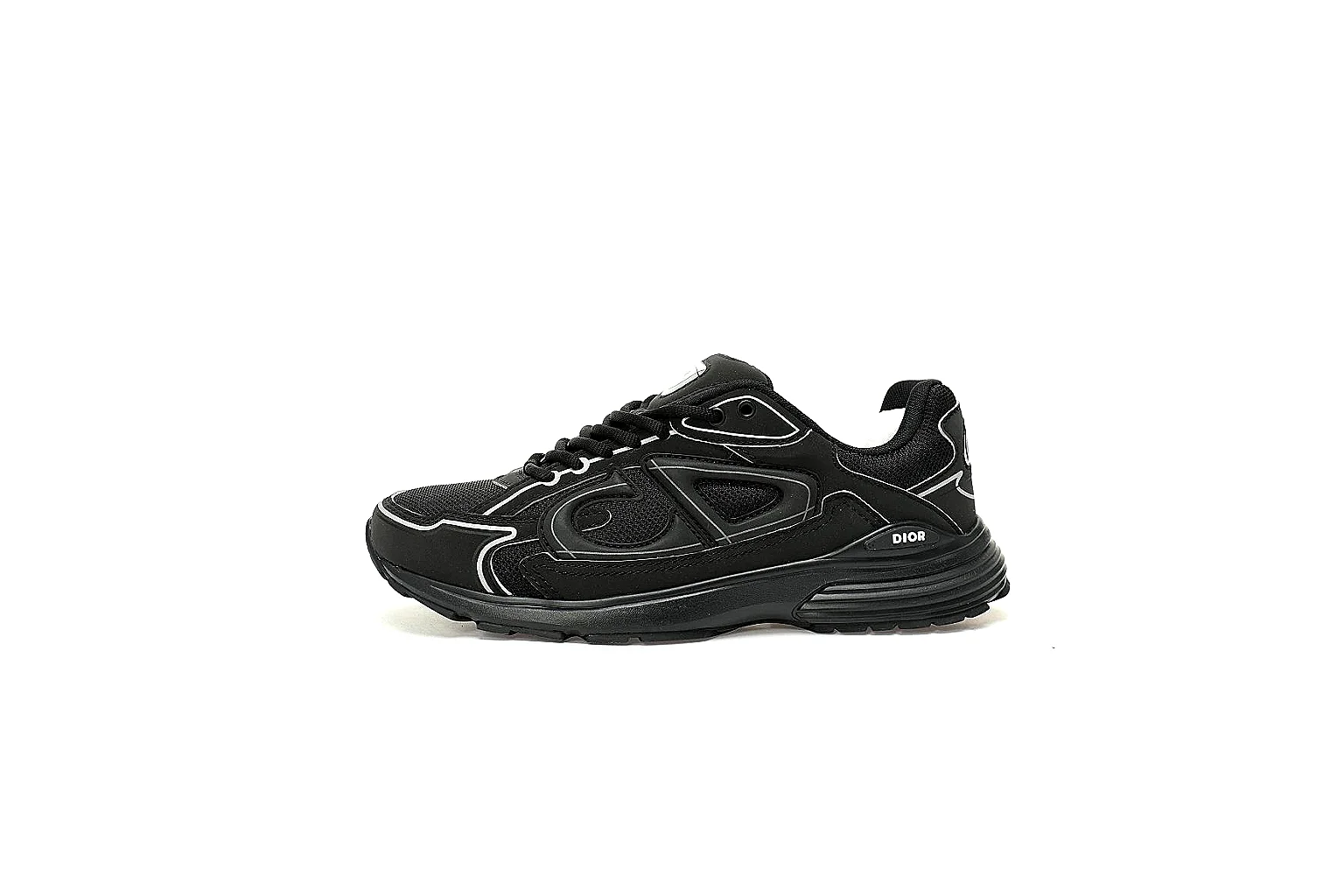 Kako Sheetbase record image for Other Black Cutout Tech Runner