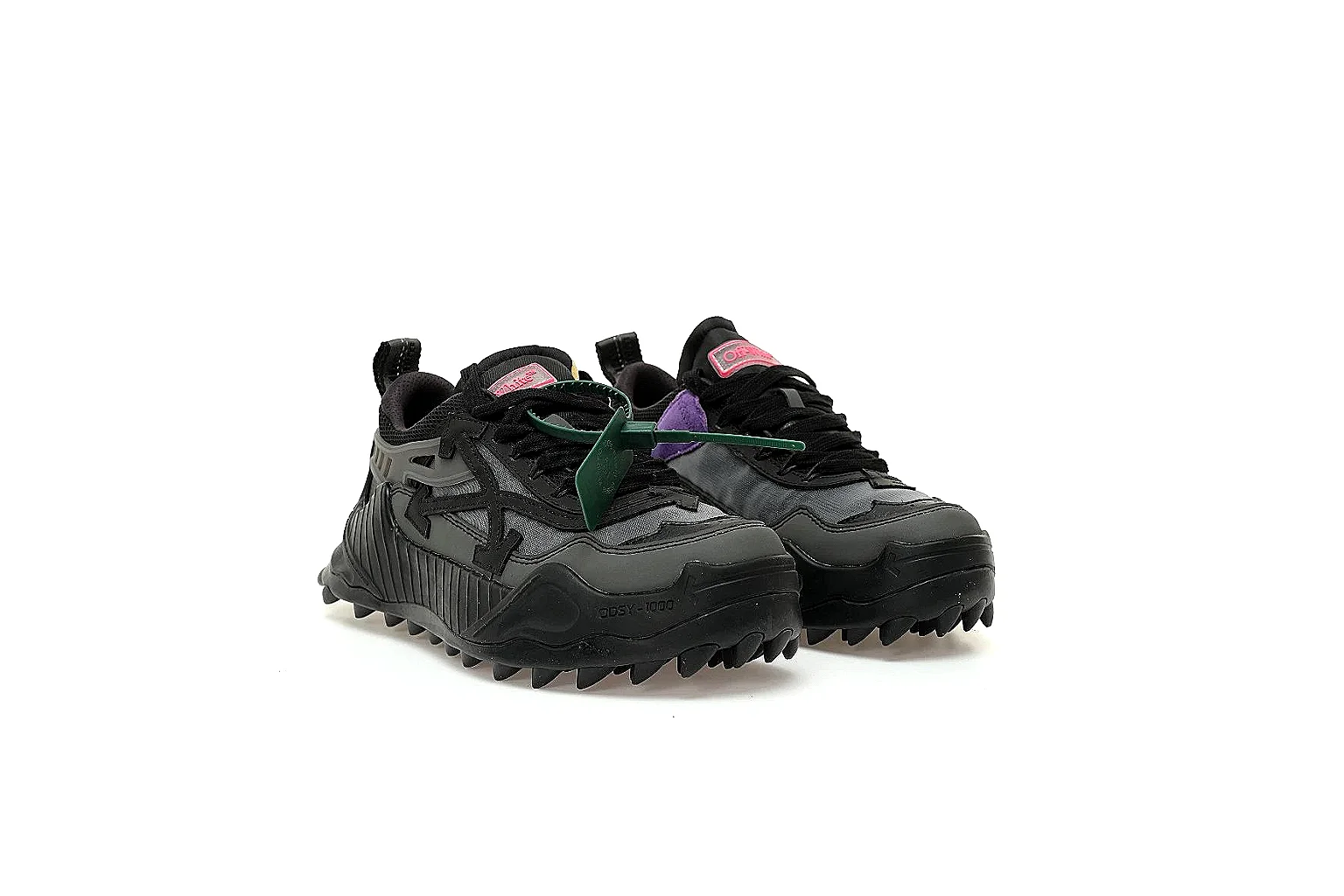 Kako Sheetbase record image for Other Black Purple Chunky Runner Sneaker thumbnail 5