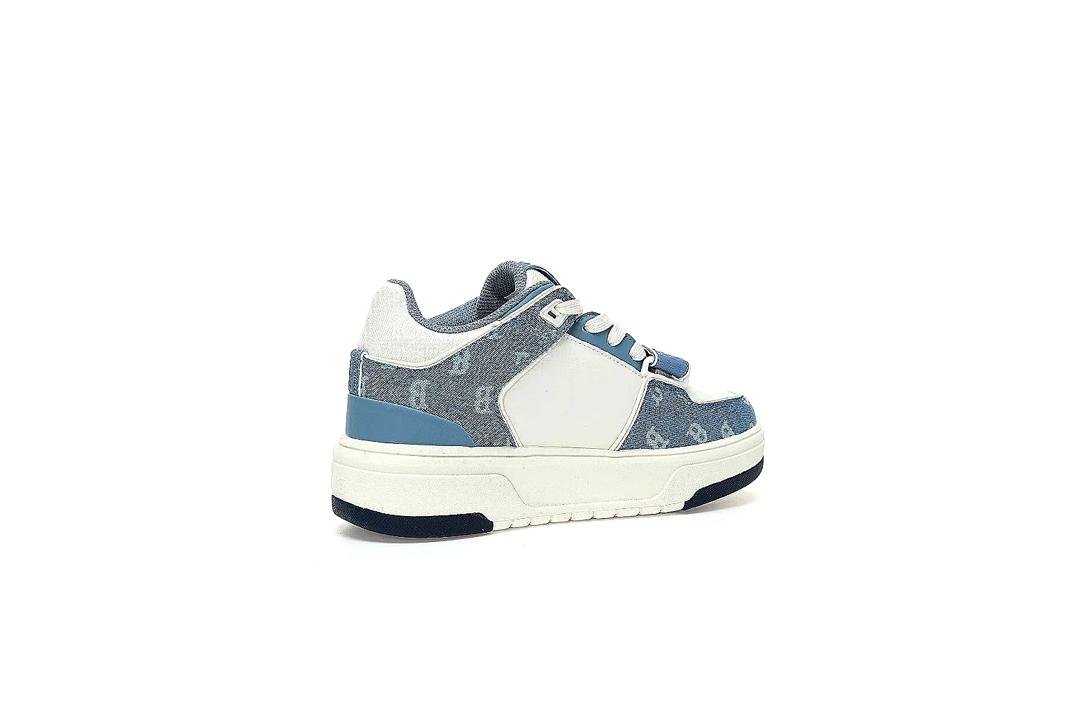 Kako Sheetbase record image for Other Blue Logo Low Court Sneaker thumbnail 2