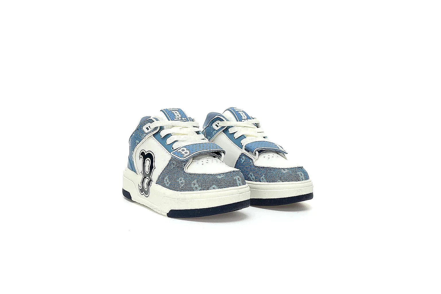 Kako Sheetbase record image for Other Blue Logo Low Court Sneaker thumbnail 5