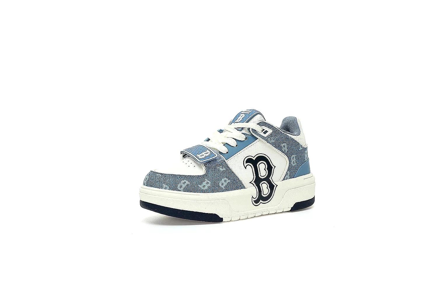 Kako Sheetbase record image for Other Blue Logo Low Court Sneaker thumbnail 6