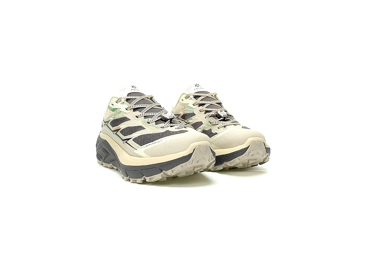 Kako Sheetbase record image for Other Gray Olive Retro Runner Sneaker thumbnail 4