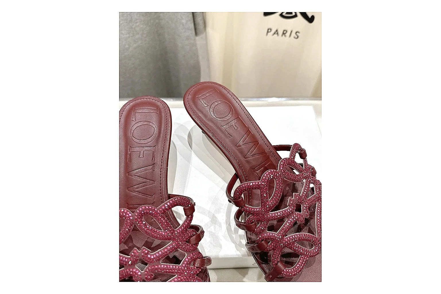 kakosheetbase.com Burgundy Woven Mule 9843 Burgundy mule product image thumbnail 5